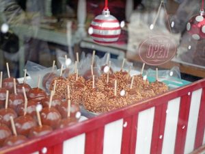 Branded toffee apples