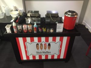 Stick waffle stand hire