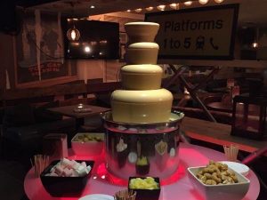 Chocolate fountain hire London