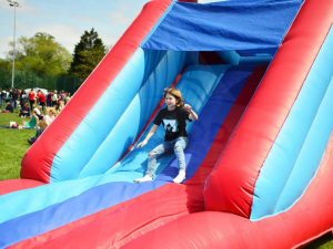 Inflatable assault course surrey