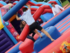 Inflatable-gladiator-duel-hire-london