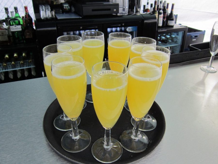 Wedding Mobile bar hire bucks fizz