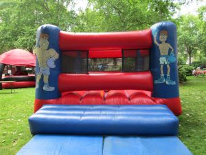inflatable-bouncy-boxing-ring-front inflatable bouncy boxing ring hire