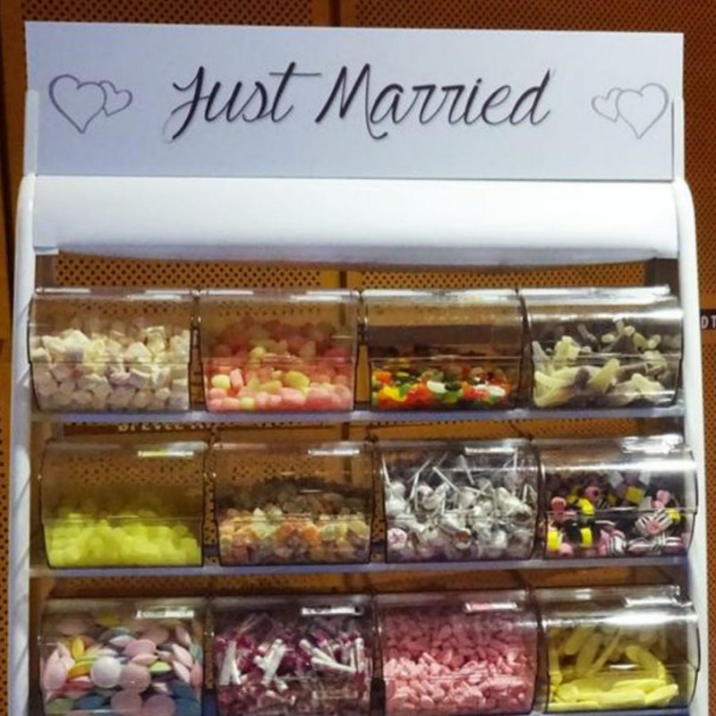 Wedding pick and mix stand hire
