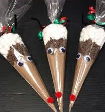 Reindeer-Pre-filled-sweet-cones Pre filled sweet cones