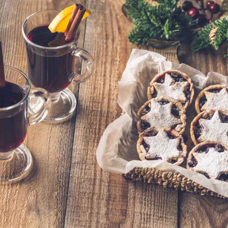 mulled wine and mince pies catering