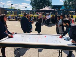 Hire air hockey table Hire air hockey table