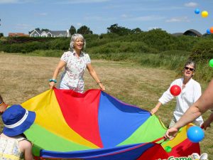 Parachute Game childrens party entertainment