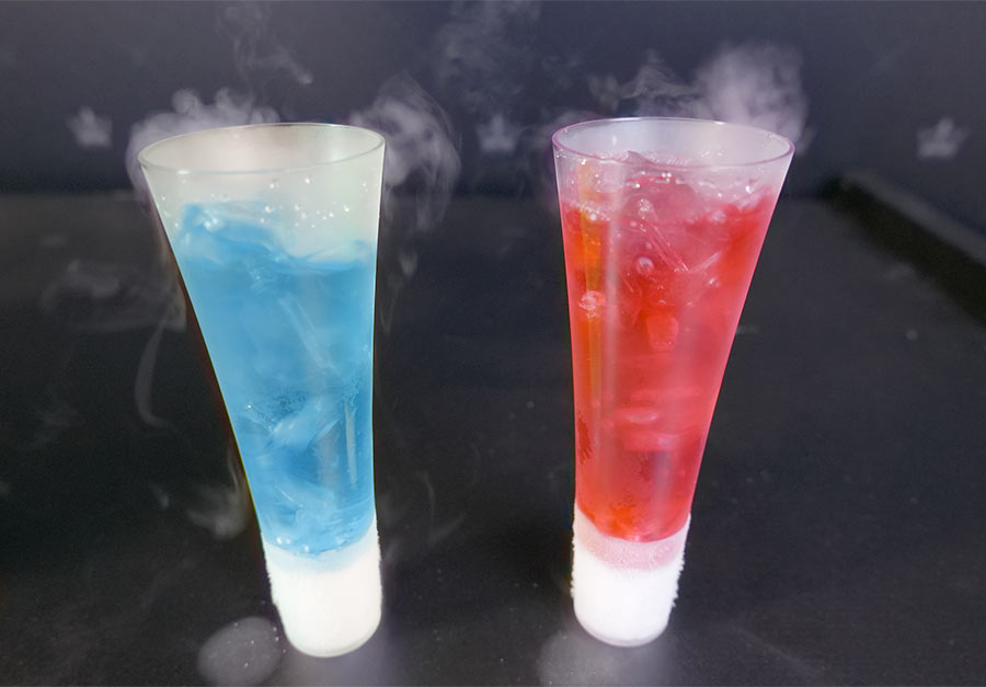 smoking-dry-ice-drinks-machine