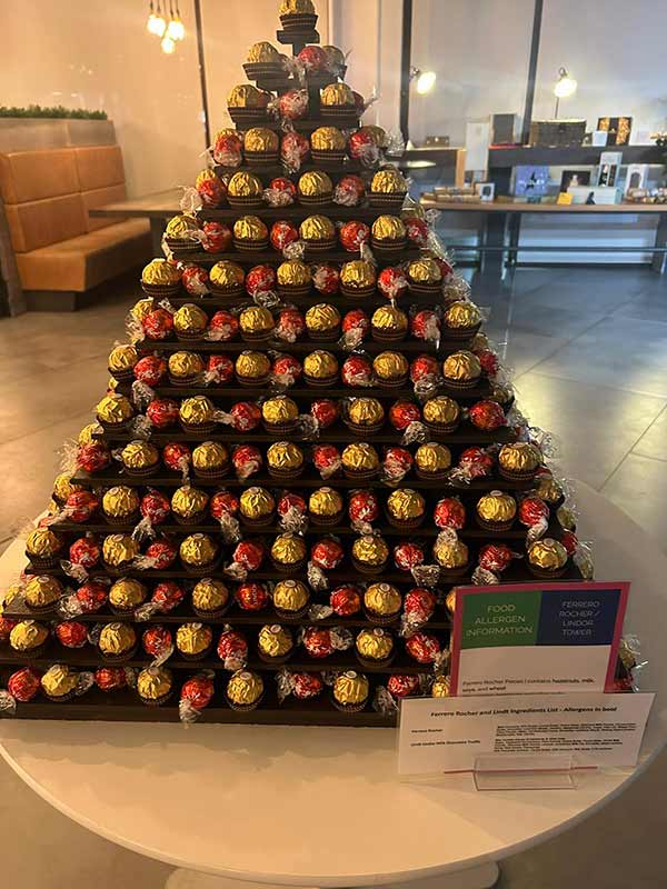 ferrero-rocher-tower-and-lindt-chocolate-tower-hire