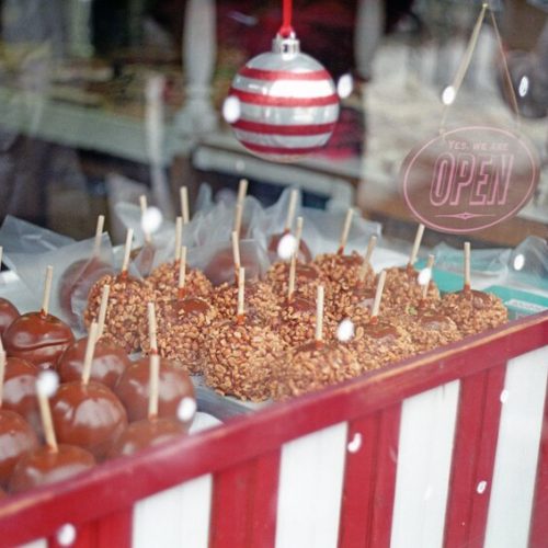 Branded toffee apples