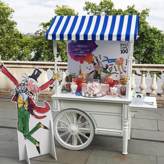 Branded-vintage-sweet-cart-hire Branded vintage sweet cart hire