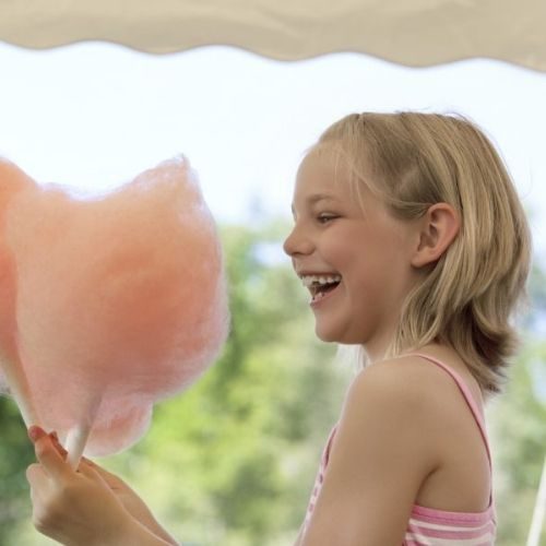 Children’s birthday party candy floss stall hire