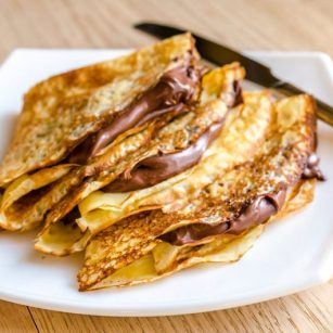 Crepes with chocolate cream Crepes Stand Hire kent