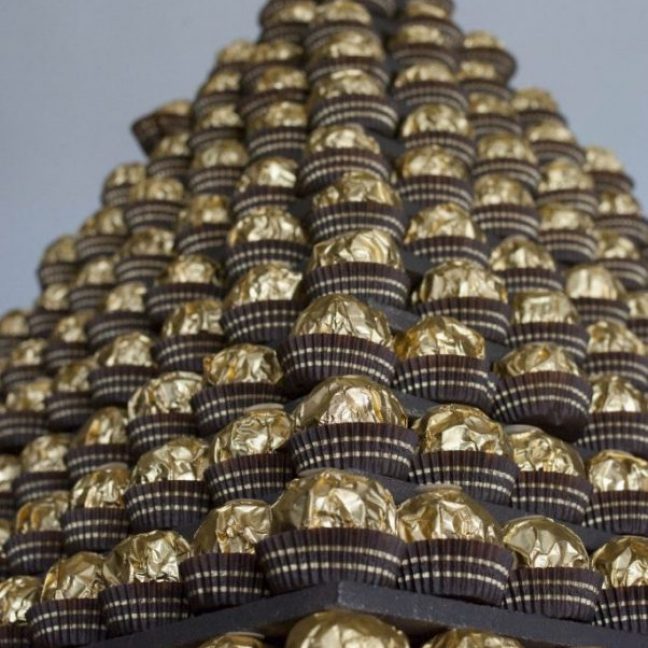 Ferrero Rocher Pyramid Hire