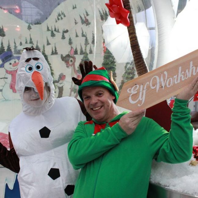 Hire-inflatable-snow-globe-kent