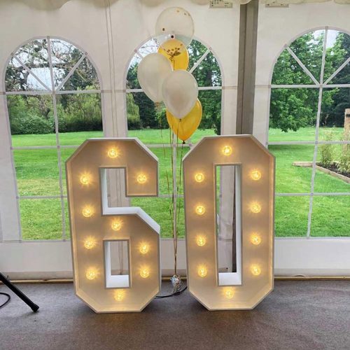 Hire led letters and numbers London