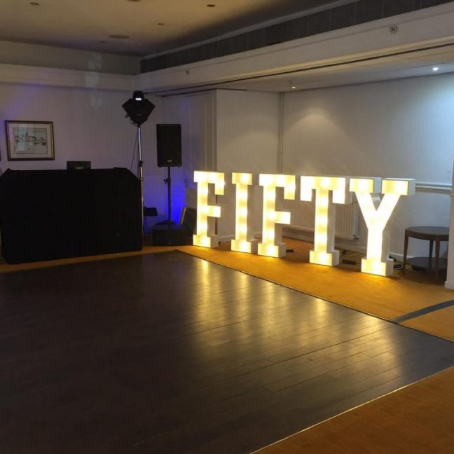 Hire light up letters London