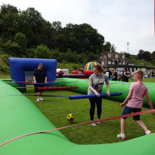 Human table football hire