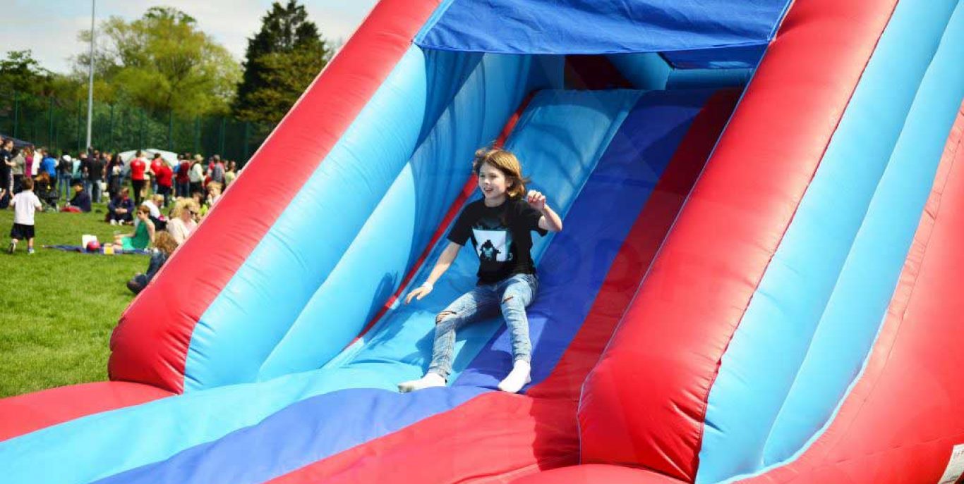 Inflatable assault course surrey