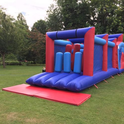 Inflatable assault course hire