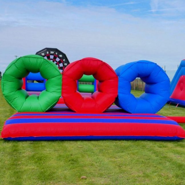 Inflatable barrel crawl hire london