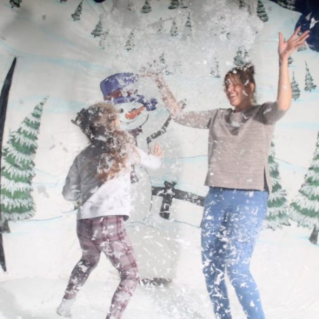 Inflatable snow globe hire