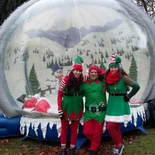 Inflatable-snow-globe-hire-Christmas-fair-event