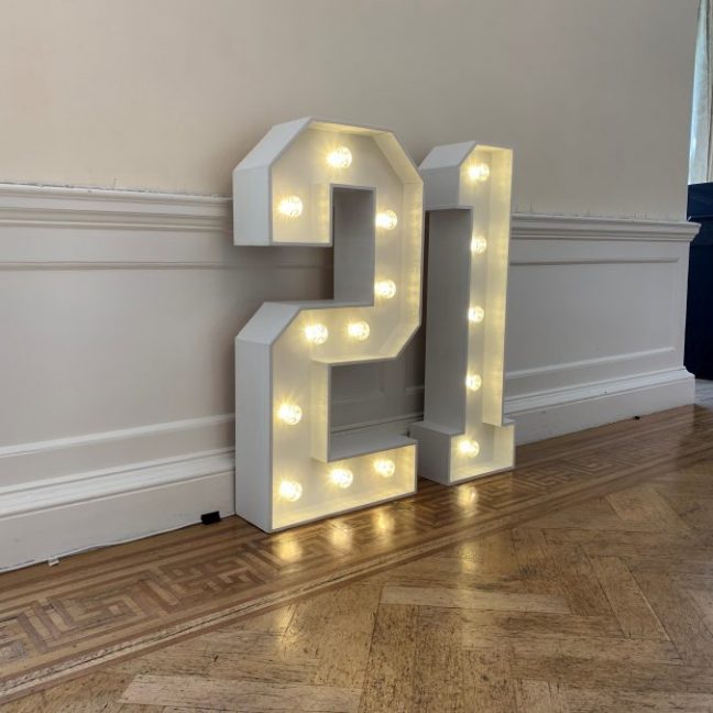 Light up letters hire kent