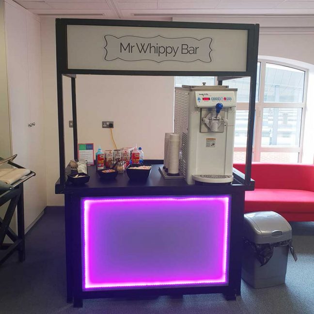 Mr whippy Ice cream bar hire; Ice cream Machine Hire
