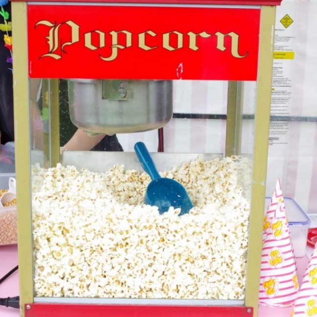 Popcorn machine rental