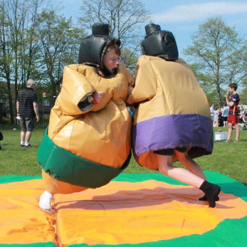 Sumo suits hire party entertainment