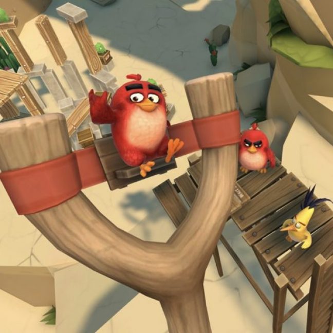Virtual Reality hire London (angry birds)