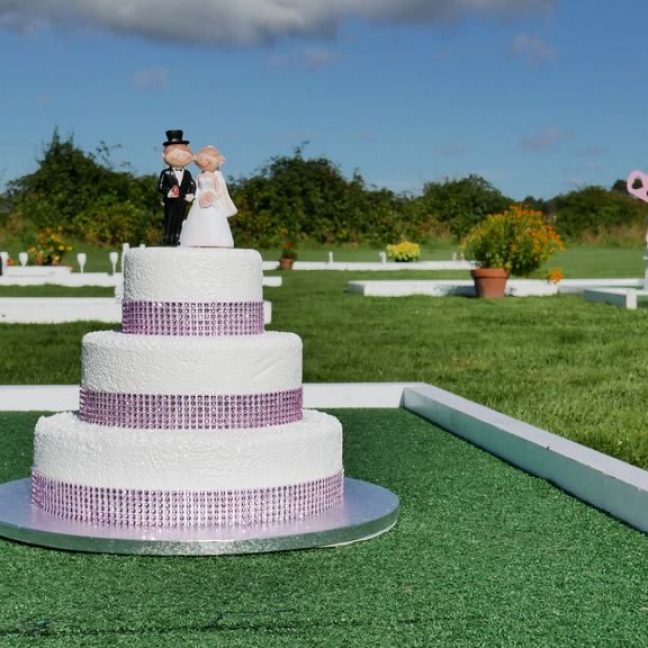 wedding crazy golf hire