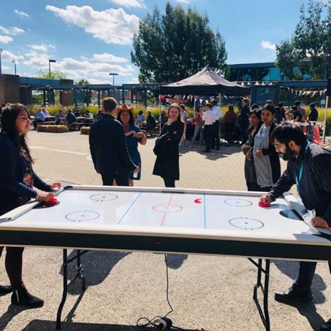 Hire air hockey table