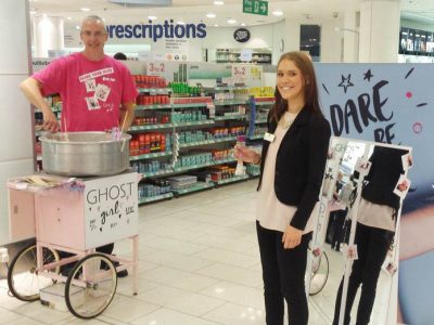 branded-candyfloss-machine-for-hire-product-launch