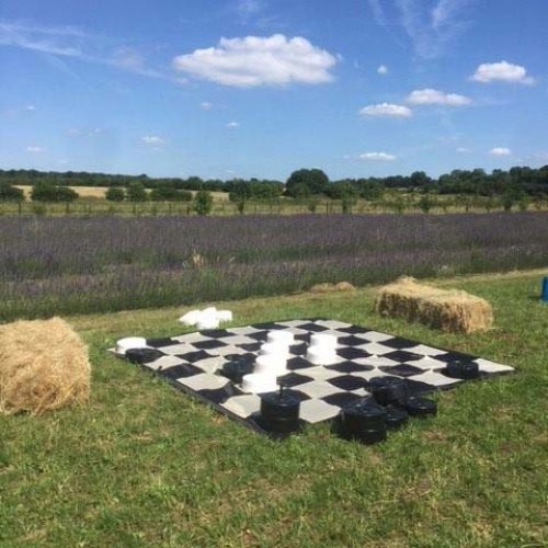 giant draughts garden game hire