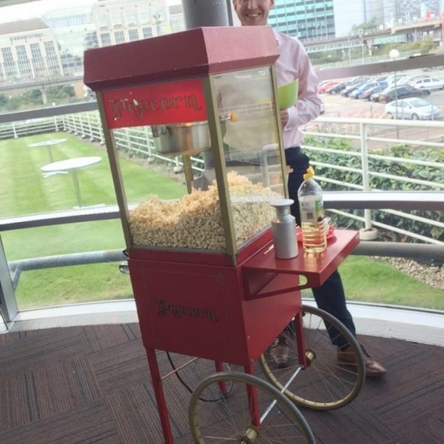 popcorn cart hire Essex