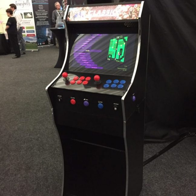 retro arcade game machine for hire